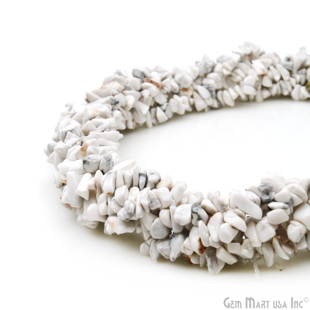 Natural Chip Beads, 34 Inch, Genuine Chip Strands, Drilled Strung Nugget Beads, 3-7mm, Polished, GemMartUSA (70001)